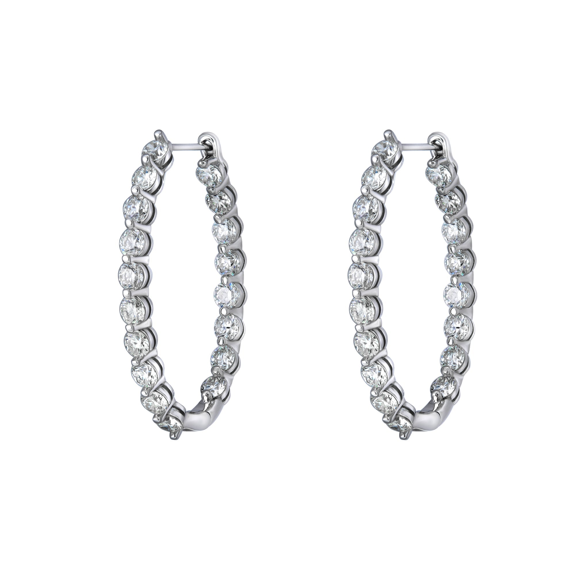 Floating Elongated Hoops