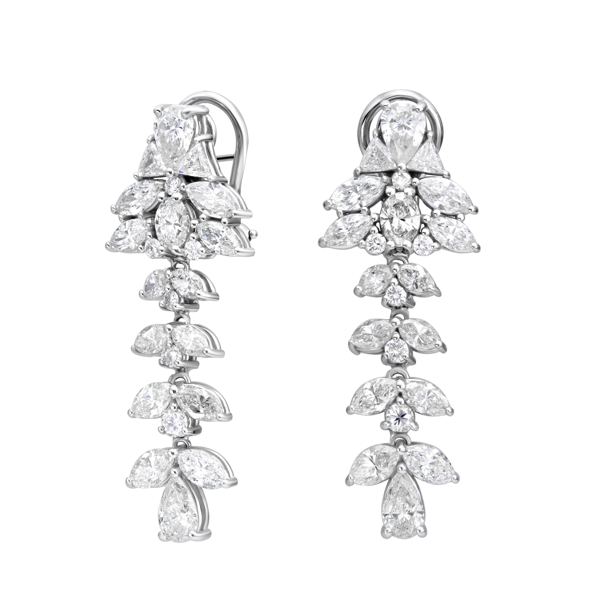 Fancy Vine Drop Earrings