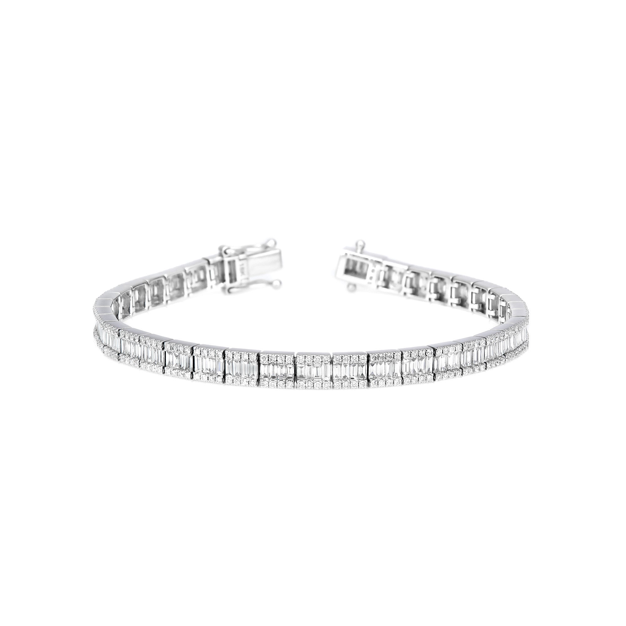 Round & Baguette Bracelet