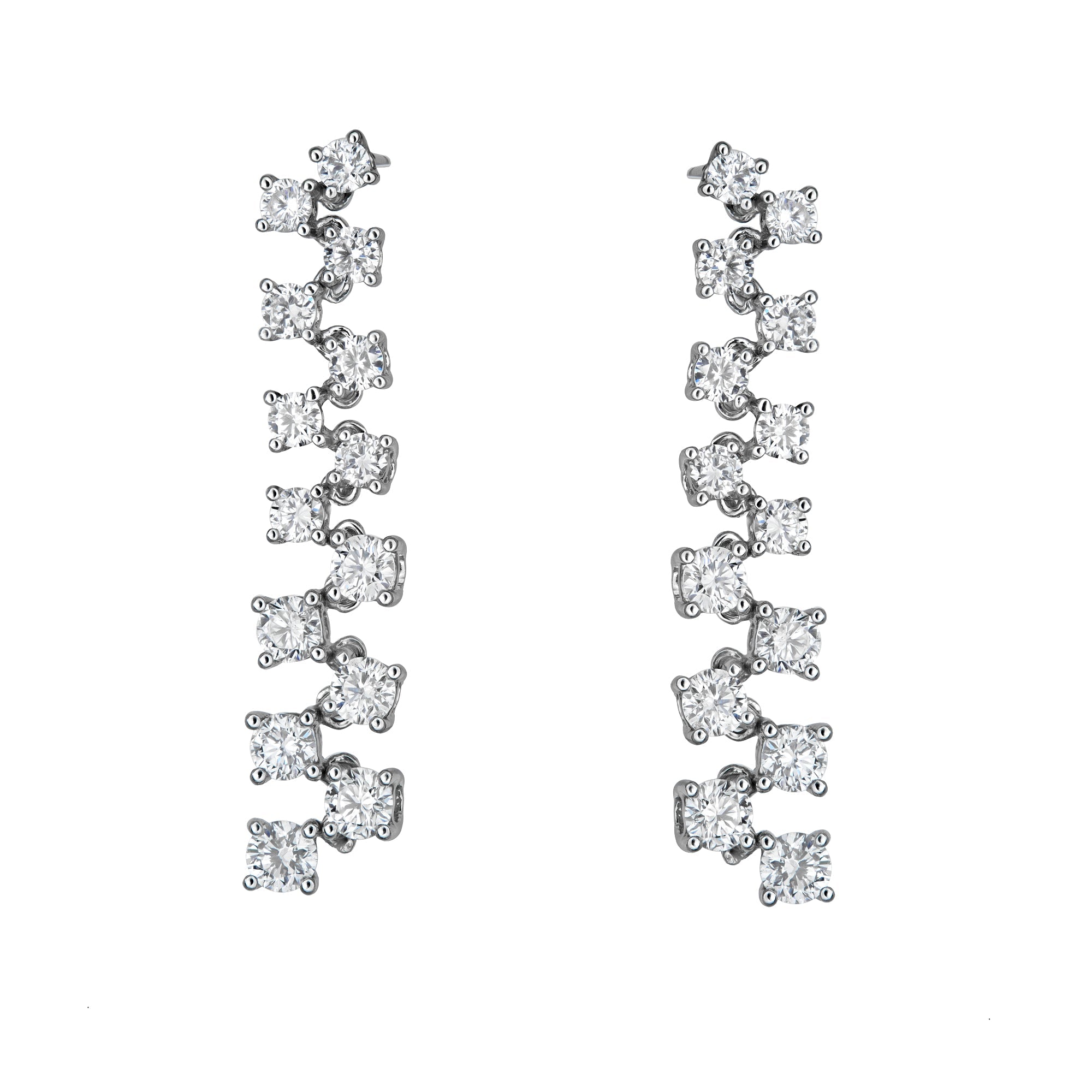 Zig Zag Drop Earrings