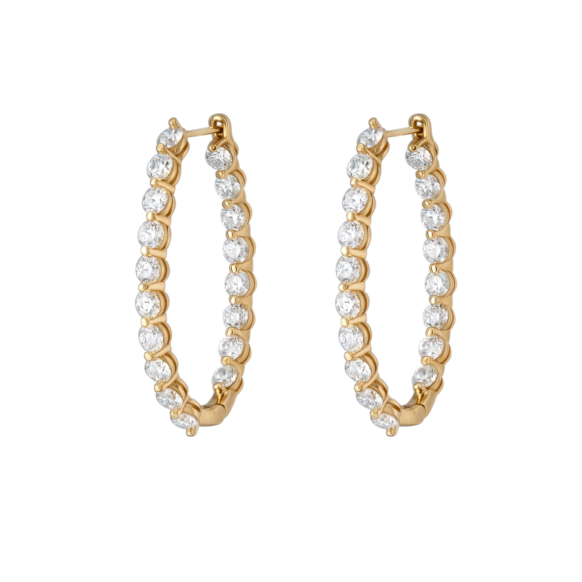 Floating Elongated Hoops
