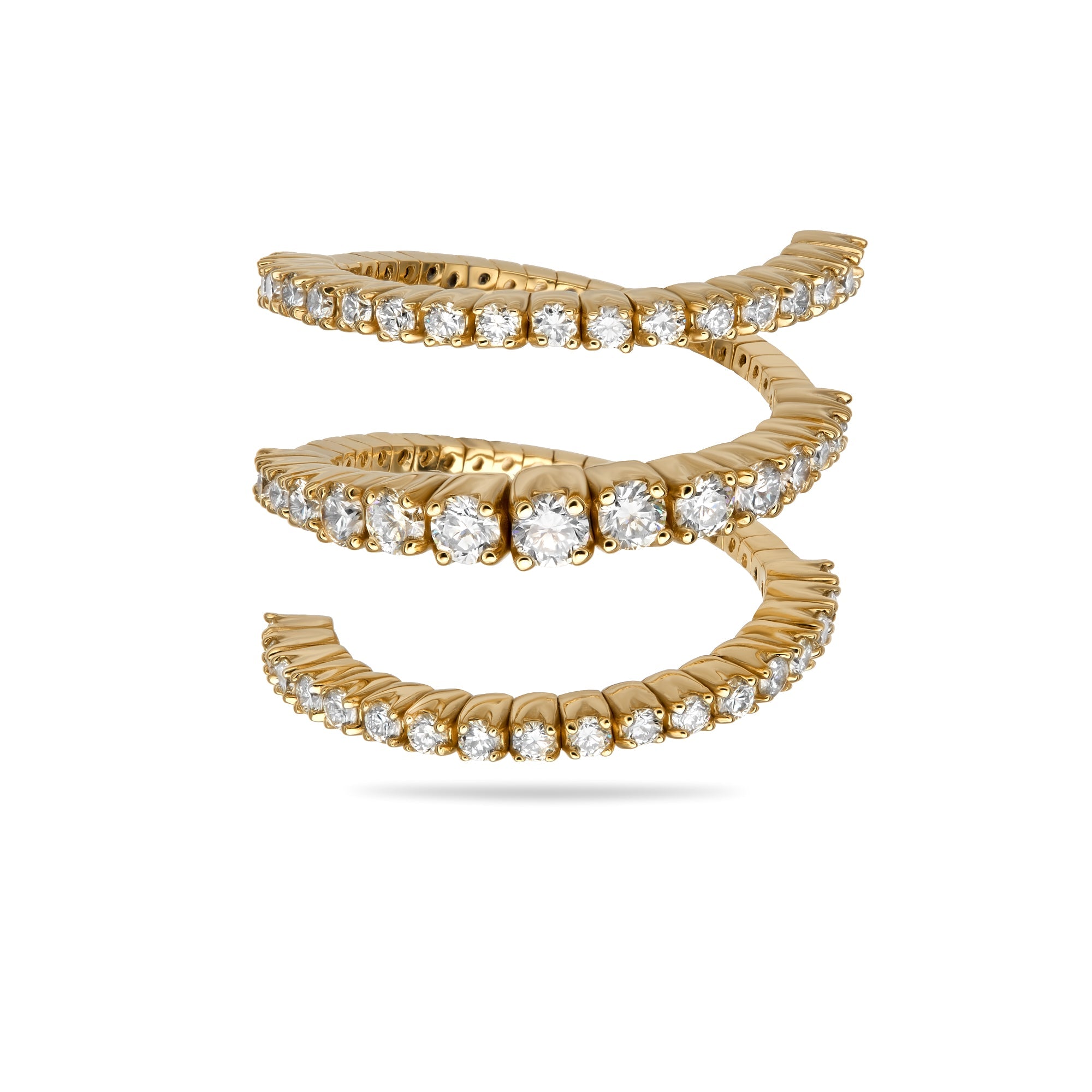Graduated Spiral Ring