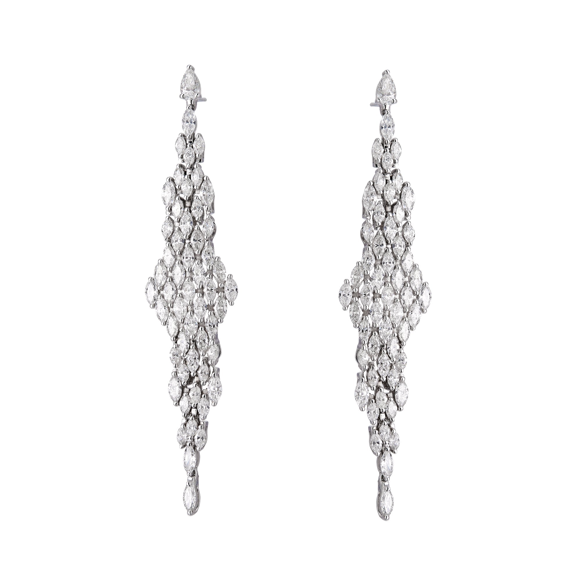 Marquise Kite Drop Earrings