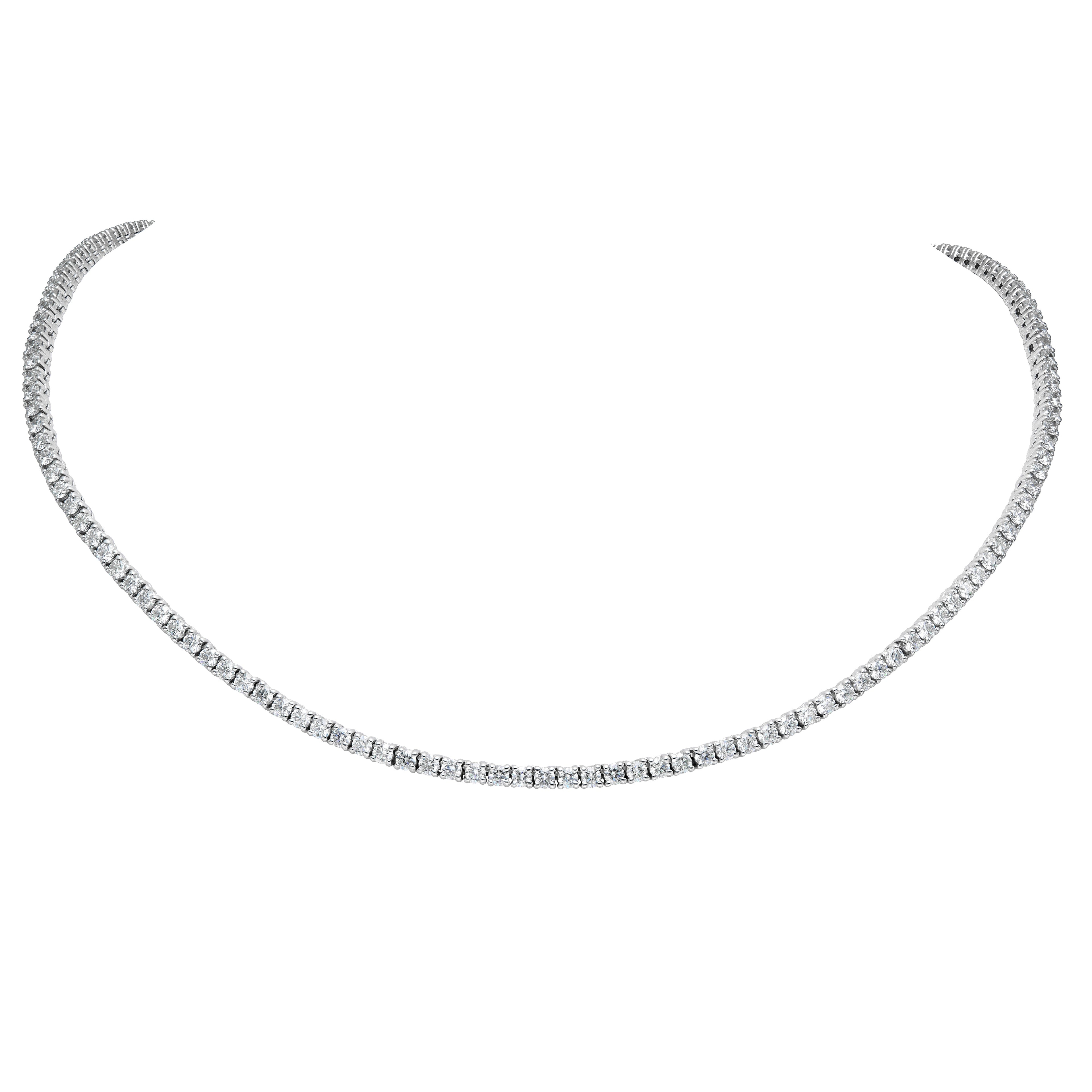 Halfway Illusion Tennis Necklace