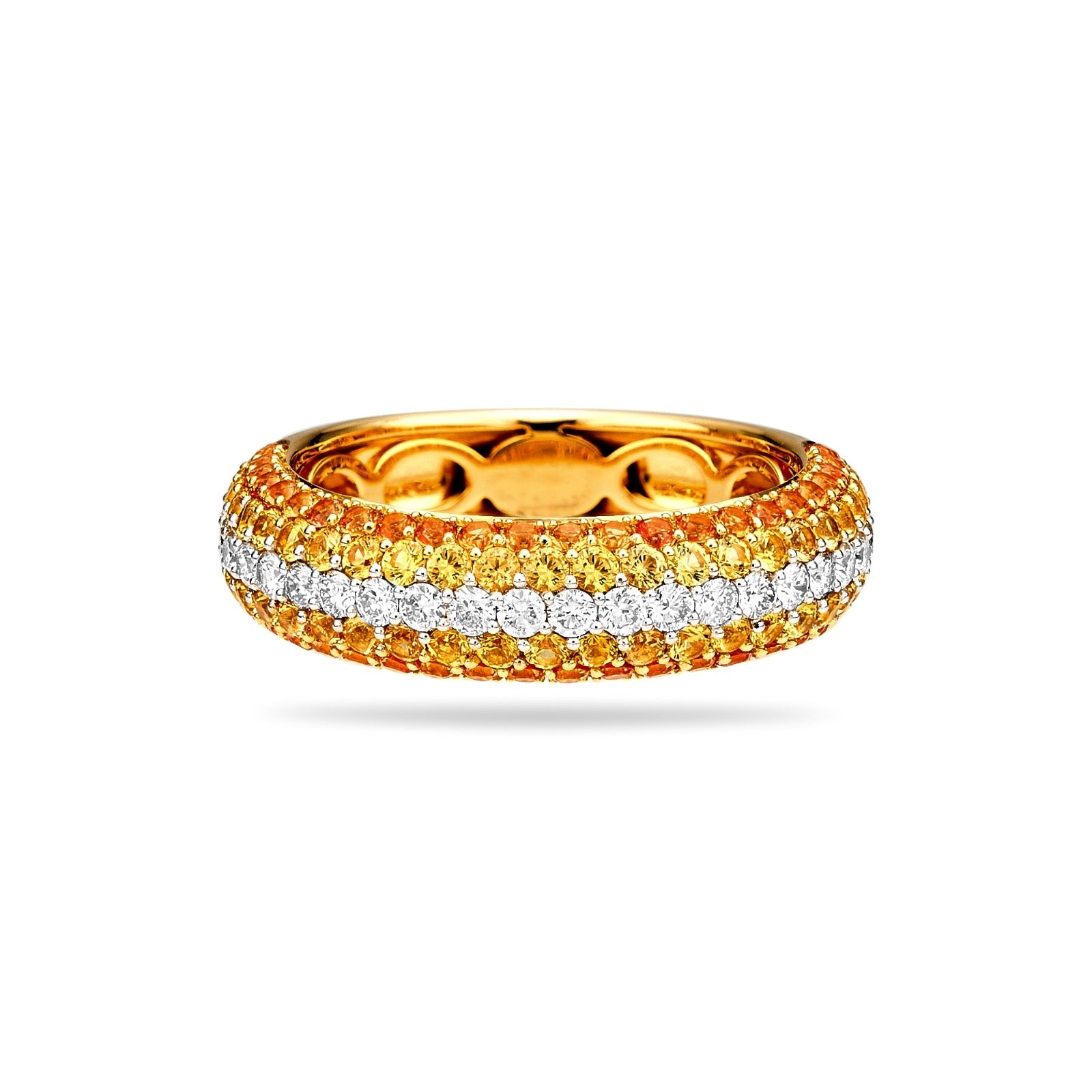 Diamond & Sapphire Gradiant Ring